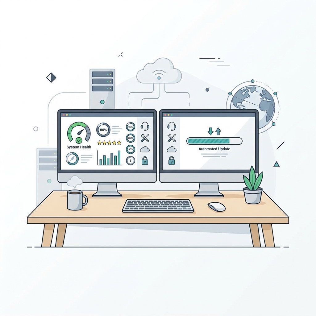 Workstation management and bilingual helpdesk